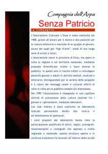 Senza Patricio - Compagnia dell`Arpa