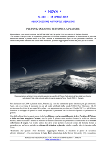 Plutone, oceano e tettonica a placche