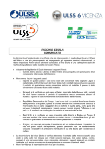 comunicato - ULSS 6 Vicenza