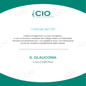 il glaucoma - Collegio Italiano di Osteopatia