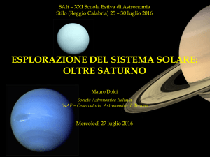Dolci - Esplorazione del Sistema Solare Oltre Saturno