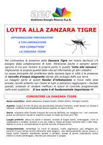 opuscolo informativo di AER sui metodi di lotta alle zanzare