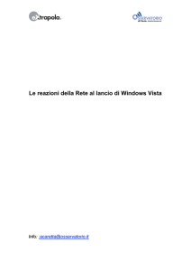 Le reazioni della Rete al lancio di Windows Vista