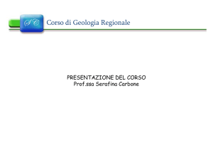 Diapositiva 1 - Dipartimento di Scienze Biologiche, Geologiche e