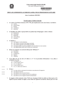 Corsi di Laurea nelle Professioni Sanitarie