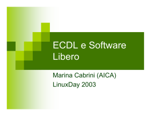 ECDL e Software Libero