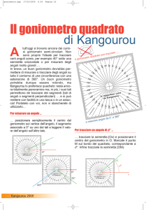 Il goniometro quadrato di Kangourou