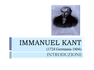 introduzione a kant