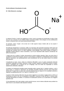 Perché utilizzare il bicarbonato di sodio Dr. Tullio Simoncini