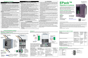 EPack 2-Phase Installation Sheet - Italian