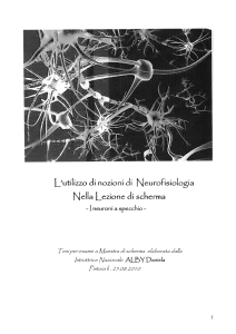 I neuroni a specchio ela scherma