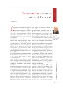 Neuroeconomia e nuove frontiere della morale