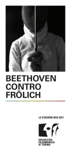 BEETHOVEN CONTRO FROLICH - Orchestra Filarmonica di Torino