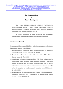 curriculm vitae - Carlo Santagata