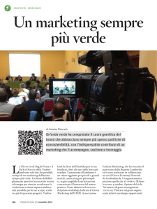 Un marketing sempre più verde - Associazione Italiana Sviluppo