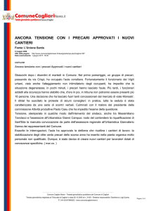 Comune Cagliari News - Ancora tensione con i precari Approvati i