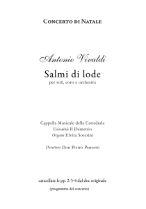 Antonio Vivaldi - Un Coro per Milano