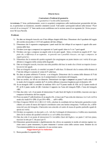 Costruzioni e problemi geometrici - Digilander