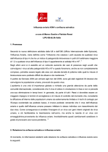 Influenza aviaria H5N1 e avifauna selvatica a cura di