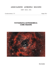 Fotografia astronomica: come iniziare