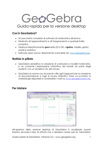 Guida Rapida ggb desktop