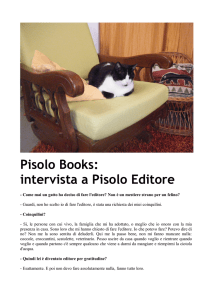 intervista a Pisolo Editore