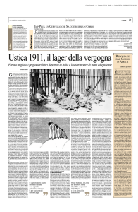 Furono migliaia i prigionieri libici deportati in Italia e lasciati morire
