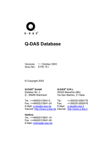 Database_ ME_I - Q-DAS