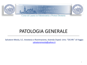 Patologia cellulare - Facoltà di Medicina e Chirurgia