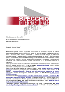 Il dibattito economico oltre i confini a cura dell`Osservatorio