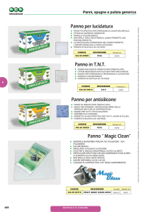 Panno in T.N.T. Panno per antisilicone Panno “ Magic Clean” Panno