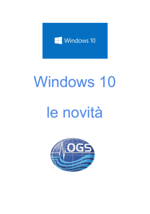 Qui potete trovare una guida sulle novità di windows 10 raccolta da