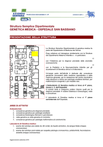 Struttura Semplice Dipartimentale GENETICA MEDICA