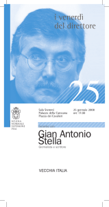 Gian Antonio Stella - Scuola Normale Superiore