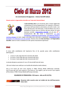 Da Commissione Divulgazione - Unione Astrofili Italiani