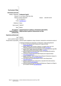 CV in formato PDF - Ferdinando Caprilli