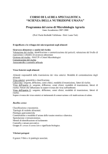 Microbiologia Agraria prof.ssa Sinibaldi Vallebona
