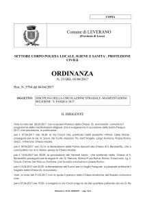 ORDINANZA N - Comune di Leverano