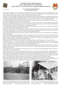 maurizio radacich, franco gherlizza - Istituto Italiano di Preistoria e