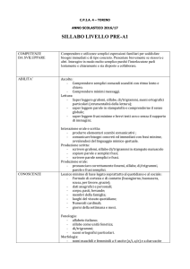 Sillabi per A0 - A1