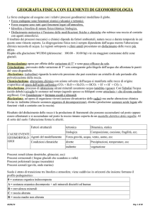 GEOGRAFIA FISICA CON ELEMENTI DI GEOMORFOLOGIA