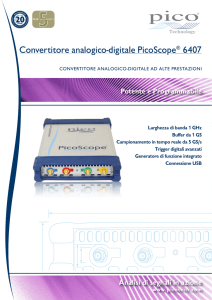 Convertitore analogico-digitale PicoScope® 6407
