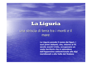 La Liguria - mariaimmacolata.it
