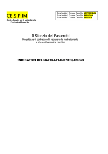 indicatori del maltrattamento/abuso