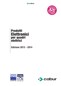 Catalogo Cabur Elettronica 2014 Italiano