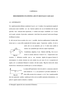 DESCRIZIONE STATISTICA DI UN SEGNALE CASUALE