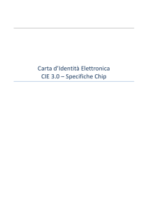 Specifiche chip Carta Identità Elettronica