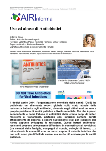 Uso ed abuso di Antiobiotici - AIRInforma