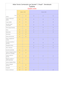 Quadro Orario TUR