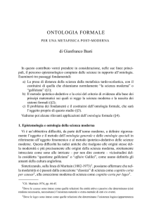 ontologia formale